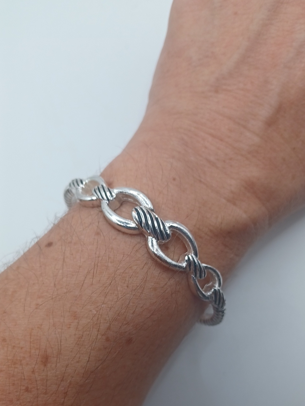 Napier Silver Tone Twisted Hinged Bracelet - Picture 8 of 8